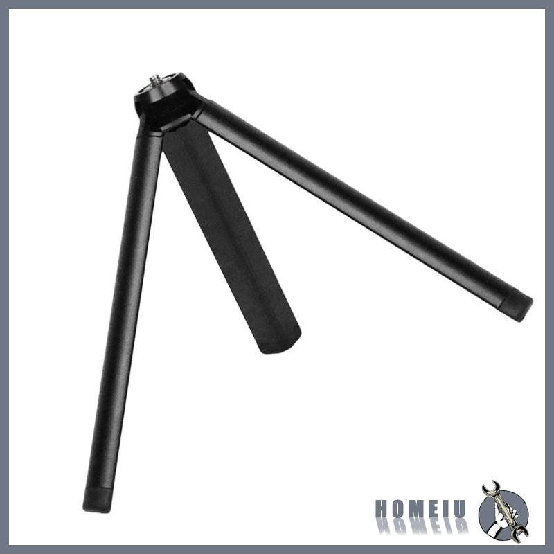 Homeiu เดสก์ท็อปขนาดเล็กขาตั้งกล้องที่วางโทรศัพท์ขาตั้งพับ Hand Grip Bracket สําหรับโทรศัพท์กล้อง DSLR Stabilizer อุปกรณ์เสริม