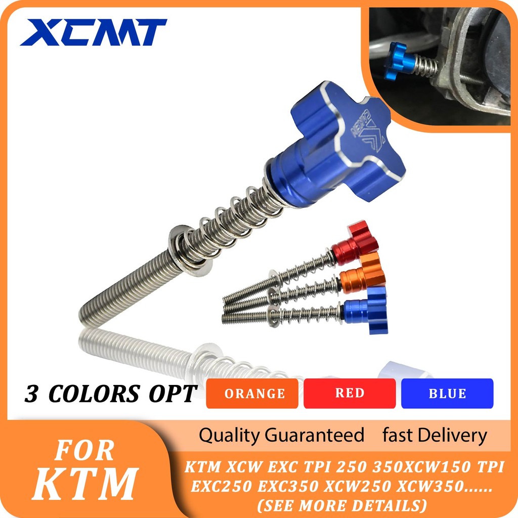 Motocross CNC คันเร่งความเร็วอากาศไม่ได้ใช้งานสกรู Bolt Adjuster สําหรับ KTM XCW EXC TPI 250 350 2018-2022 TE
