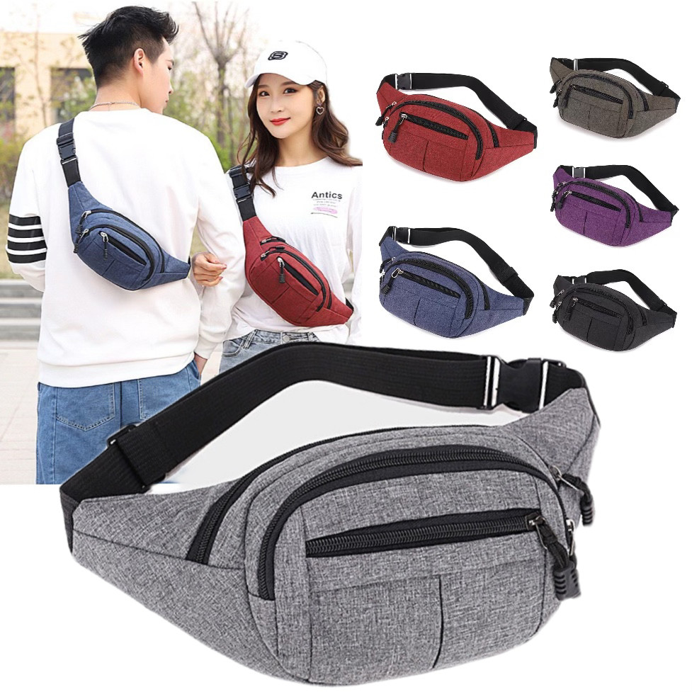 LD-shop: กระเป๋าคาดเอวสะพายหน้าอก สไตล์เกาหลี มีหลายสีให้เลือกสีสวยมาก A189