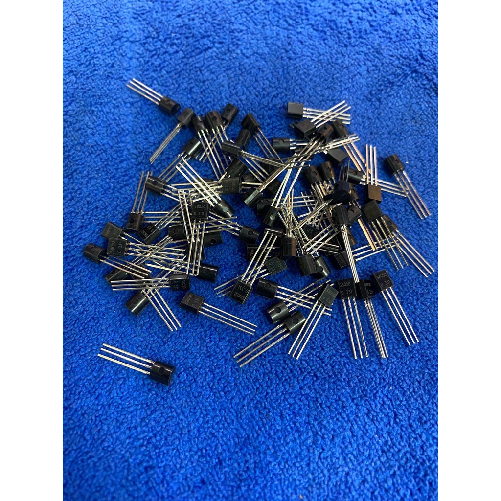 S8050 Transistor (แพ็ค100ตัว) 0.5A40V -NPN มีพร้อมส่งในไทย