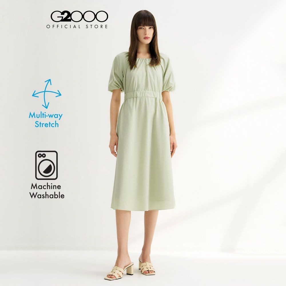 G2000 เดรสสำหรับผู้หญิง ทรง Fit & Flare Shape รุ่น 4123202650 GREEN