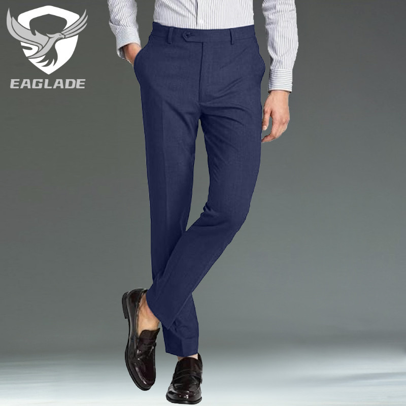 Eaglade Slacks Casual Korean Golf Official Pants for Men JP188 in Sapphire Blue D04