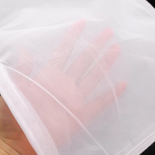 ถุงกรองแบบใช้ซ้ําได้ | การต้มเบียร์/อาหารการประมวลผลกระชอนสําหรับเบียร์ไวน์น้ําผลไม้ตาข่ายโพลีเอสเตอร์ทนทานที่มีตัวเลือก3ขนาดออกแบบล้างทําความสะอาดได้1-3ชิ้น