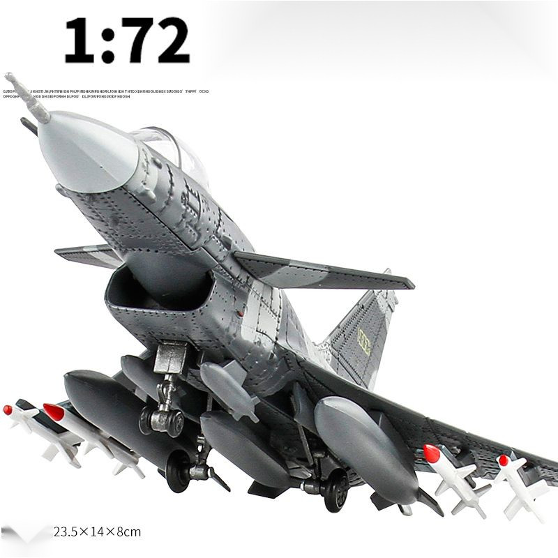 1/72 J-10เครื่องบินจำลองเครื่องบินรบโลหะผสม J10 J-10
