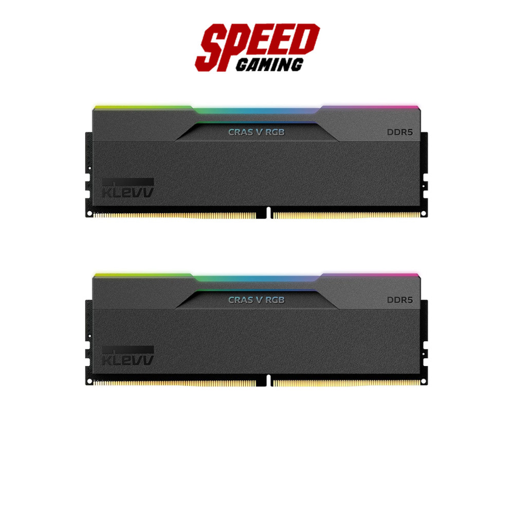 KLEVV CRAS V (KD5BGUA80-60A300G) RGB 64GB (32GBx2) DDR5 6000MHz GAMING OC  RAM (หน่วยความจำ) | By Sp