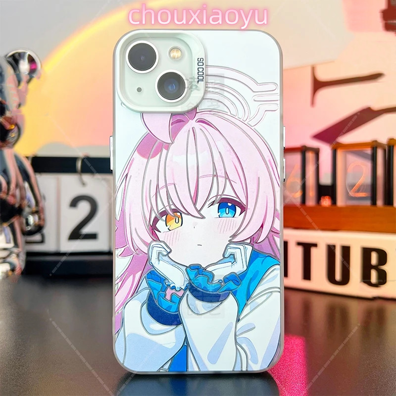 Anime Bird Tour Hoshino Frosted สีสันเงินเหมาะสําหรับ iPhone 16 15 14 13 12 11 xs 7P/8P เคสโทรศัพท์ High-End เฉพาะ