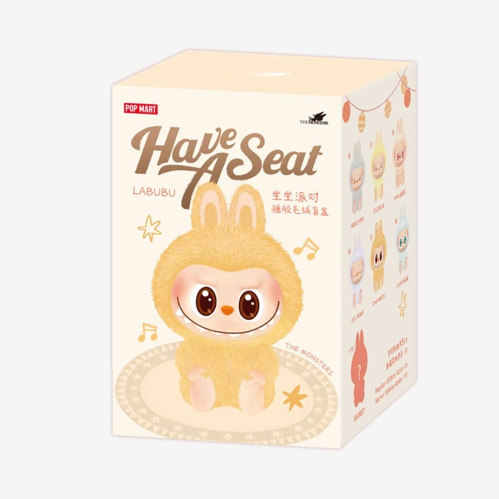 [ ใช้โค้ด 30% เหลือเริ่ม 413.-](ของแท้ 100%) Labubu Have a Seat / Labubu V2 จาก POPNOW (พร้อมส่ง)