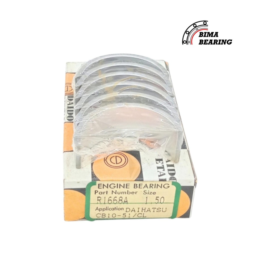 ถนนโลหะ Daihatsu Hijet S75 S88 Charade Cb11 Cb22 Cb32 R1668 Daido JAPAN Con Rod Bearing Ori
