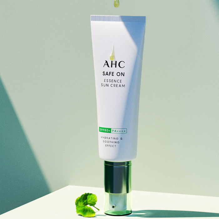 AHC SAFE ON Essence sun Cream 50ml SPF50+ PA++++ K Beauty Skincare Face Sunscreen