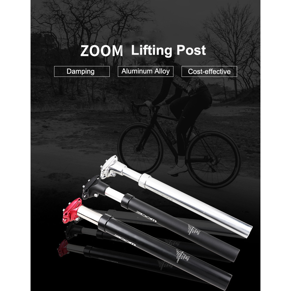 ซูมจักรยานเสือภูเขา Seatpost อลูมิเนียมอัลลอยด์ Dropper Seatpost