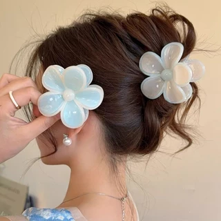แฟชั่น Jelly Color Plumeria Flower Hairpin Grips คลิป Barrettes อุปกรณ์เสริม