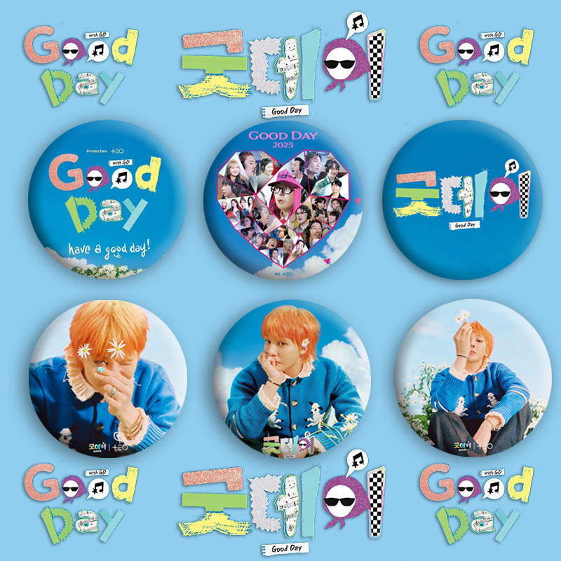 Kpop G-DRAGON GOOD DAY Badge เสื้อผ้า GD เข็มกลัด