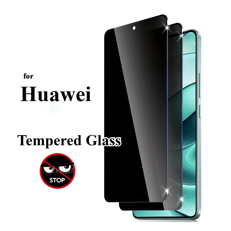 Huawei Mate Series 9H Anti Spy Clearกระจกนิรภัยฟิล์มสําหรับHuawei Mate 70 60 50E 50 30 20X 20 10 Lite Anti Scratchความเป็นส่วนตัวกระจกนิรภัยป้องกันหน้าจอ