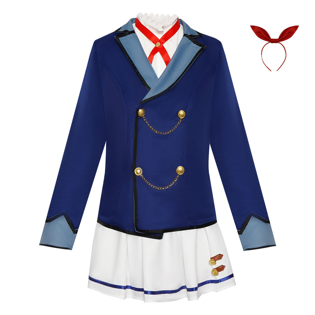 คอสเพลย์ Aikatsu Planet ชุดยูนิฟอร์ม Hoshimiya Ichigo JK สำหรับเล่นบทบาท