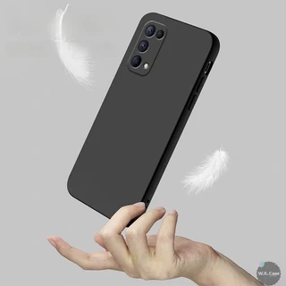 เคส OPPO Reno 5 เคสซิลิโคนโทรศัพท์มือถือสีลูกกวาดเรียบง่าย YT
