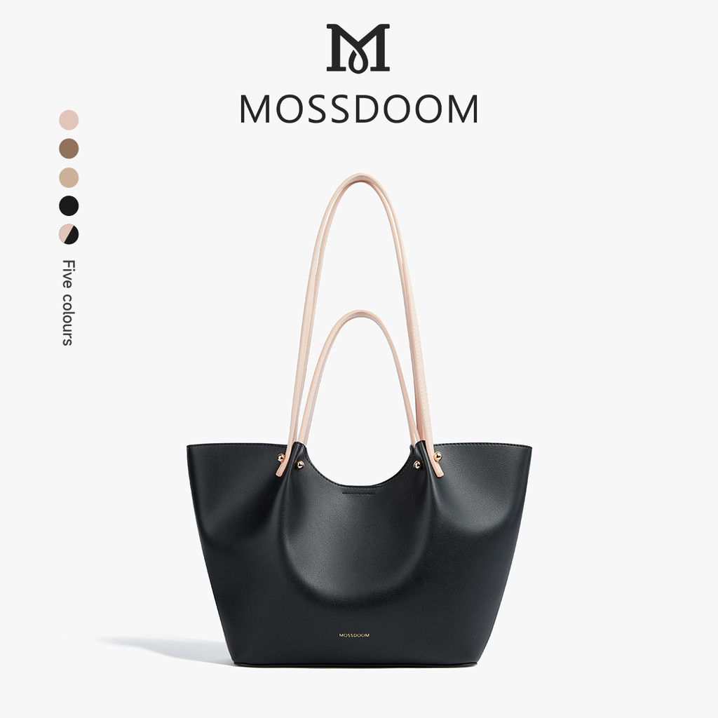 【Special off】MOSSDOOM Perla Bag กระเป๋าถือความจุขนาดใหญ่ เรียบง่ายและสง่างาม
