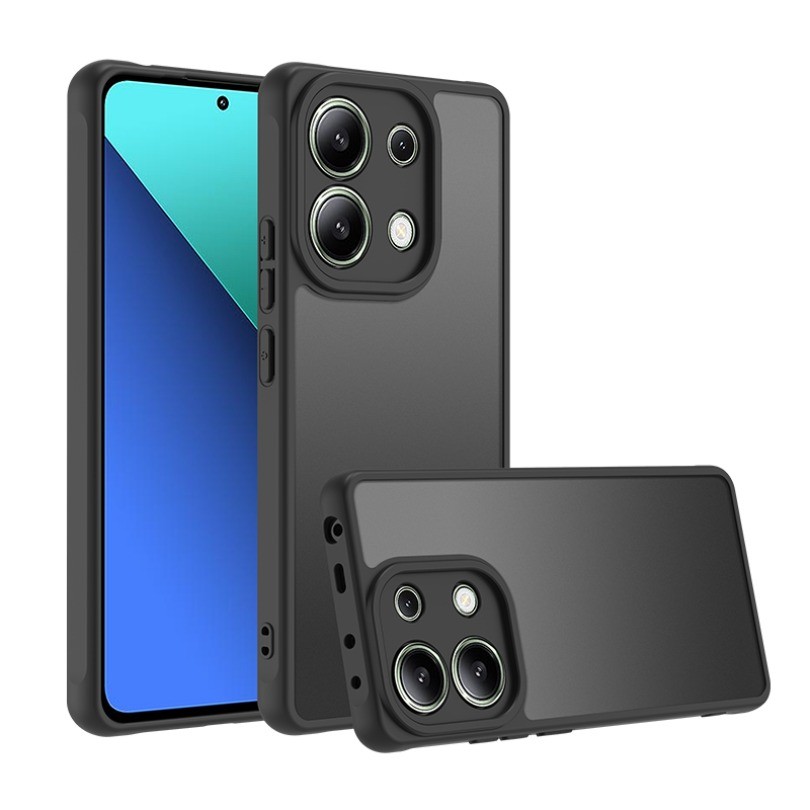 สําหรับ Redmi หมายเหตุ 13 4G Frosted กรณี 23129RAA4G, 23124RA7EO, 23129RA5FL ฝาครอบ Matte โปร่งใส PC