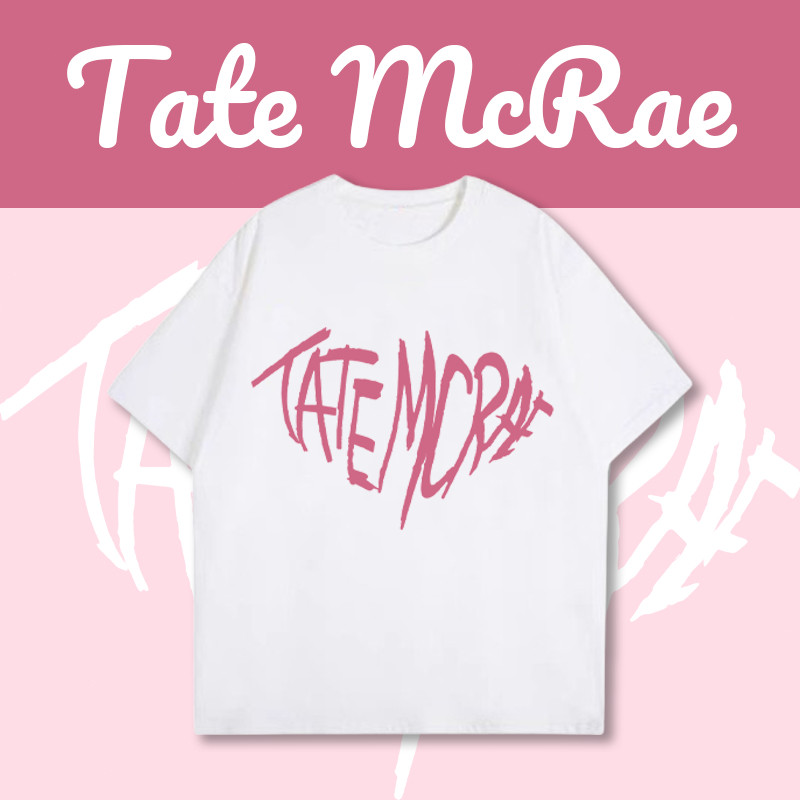 🔥HOT SALE🔥ปกติ ใหม่ เสื้อ " ❤Tate McRae "  | Tate McRae ผ้าCotton 100% T-Shirt ใส่ได้ ทั้ง ชาย ใส่สบ