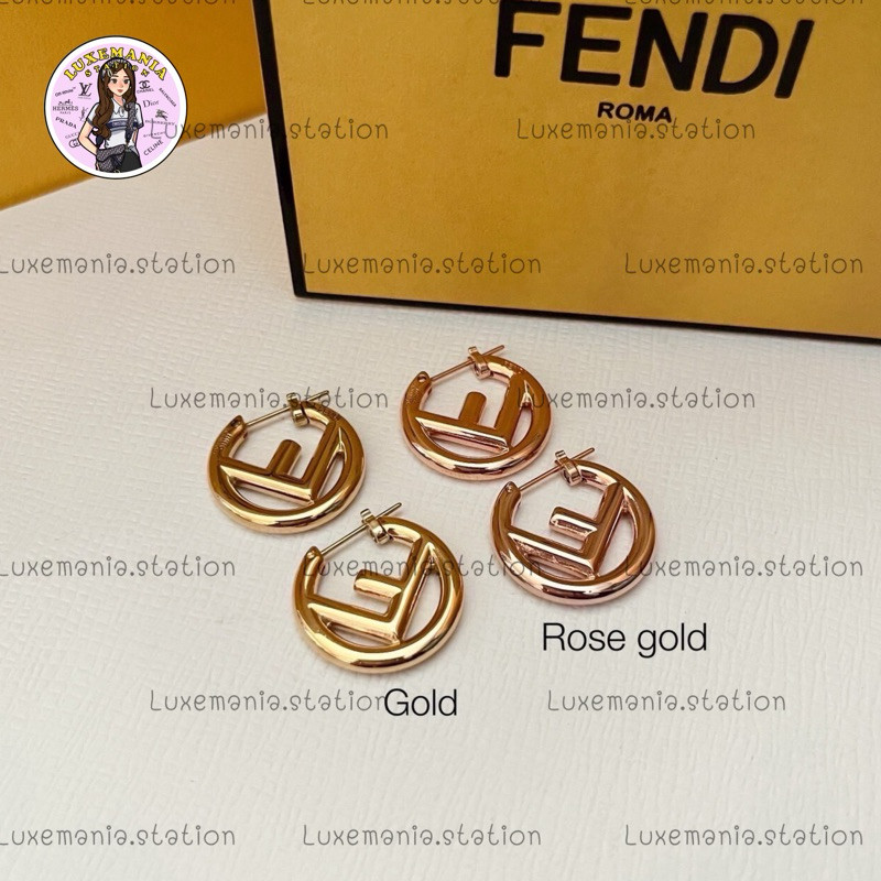 : New!! Fendi Earrings‼️ก่อนกดสั่งรบกวนทักมาเช็คสต๊อคก่อนนะคะ‼️