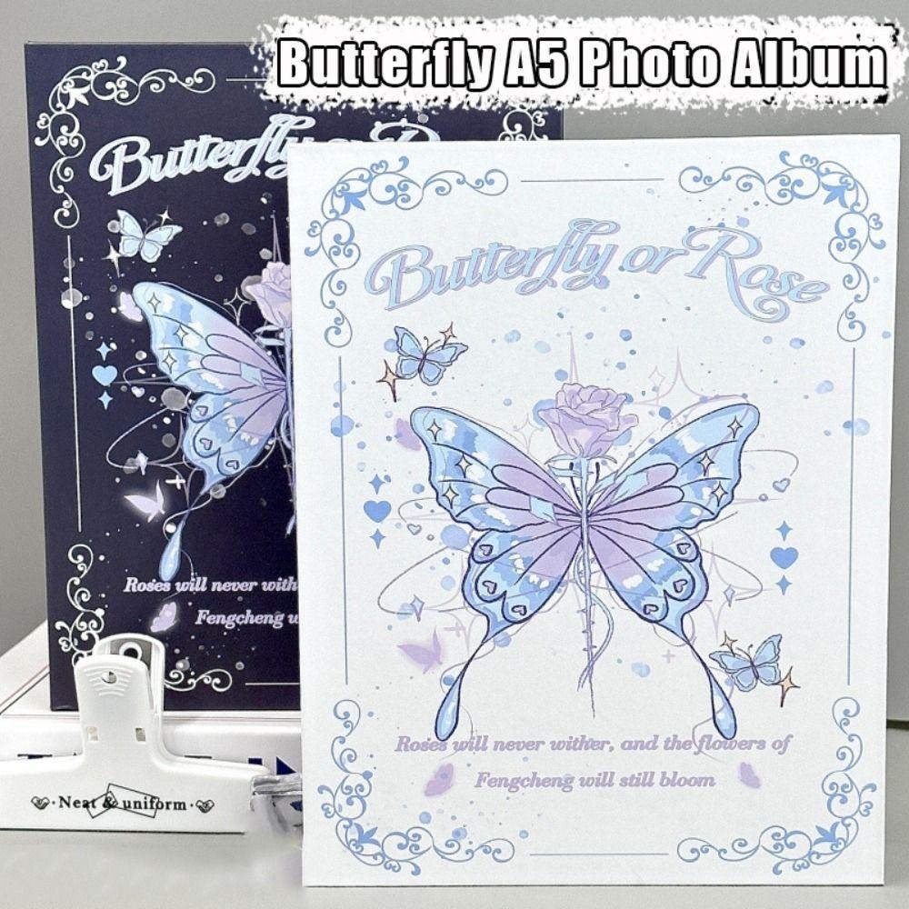 หนังสือเล่มเล็กคอลเลกชันโฟโต้การ์ด บิ๊กเบย์ก2ข อัลบั้มรูปขนาด ก5 ใบหลวมขนาด 3 นิ้ว, คอนเสิร์ตผู้ถือโฟโต้การ์ดดีไซน์ผีเสื้อที่ทนทาน ราคา ถูกที่สุด ดีลบีเคเค แกลเลอรีภาพที่ 9
