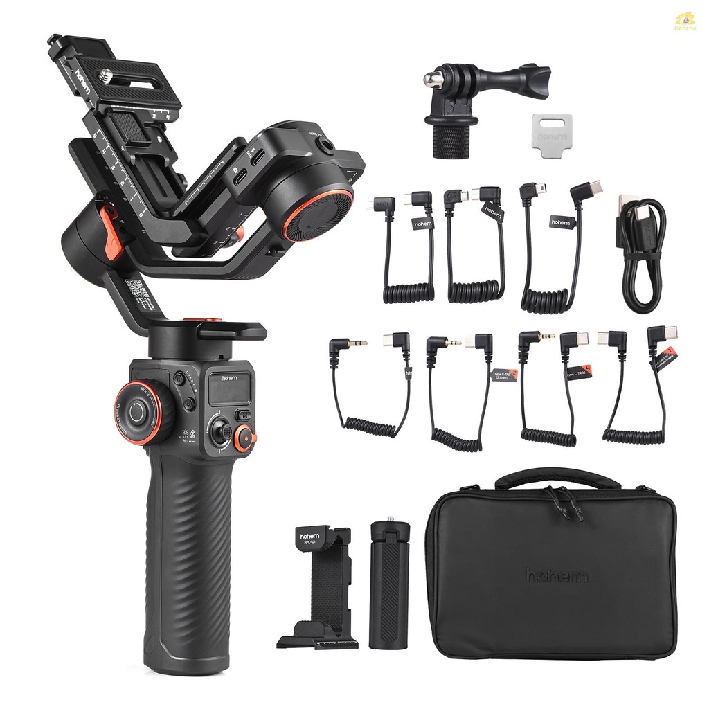 Hohem iSteady MT2 3 แกนกล้อง Stabilizer Gimbal สําหรับสมาร์ทโฟน 1.2 กก./2.34 ปอนด์ Mirrorless Payloa