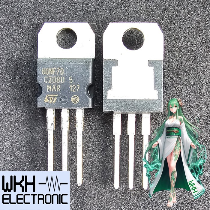 เครื่องมือชิ้นส่วน ORI STP80NF70 P80NF70 80NF70 MOSFET N-Ch TO220 68V 85A STP80N70F4