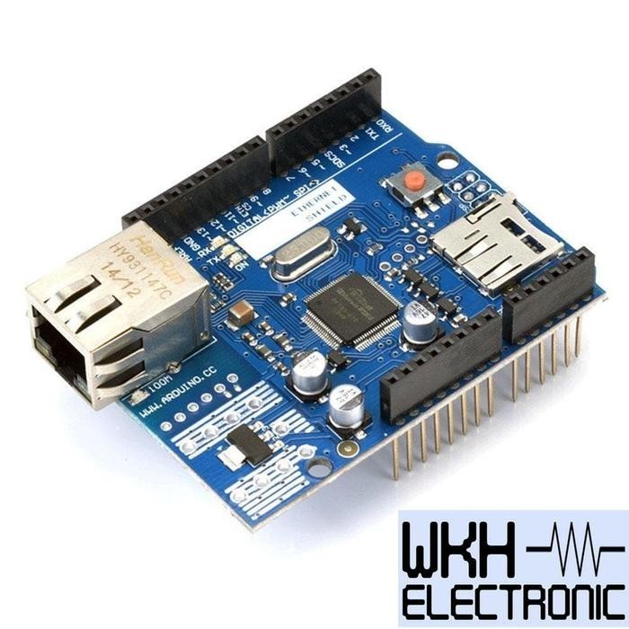 โล่อีเธอร์เน็ต EWR27 W5100 และช่องเสียบ MicroSD สําหรับ Arduino