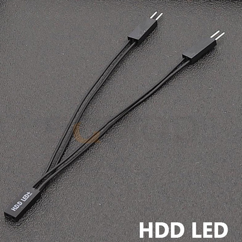 สายY Power SW/ สายแยกเมนบอร์ด 1 เป็น 2 (POWER SW / RESET SW / HDD LED / POWER LED) ราคา ถูกที่สุด ดีลบีเคเค แกลเลอรีภาพที่ 3