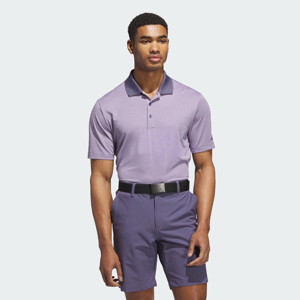 adidas Golf Ottoman Polo Shirt Men Purple JY1937