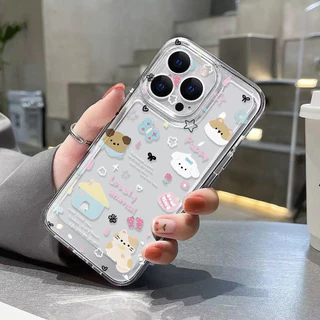 TPUเคส For Samsung A55 5G A56 A16 A36 A06 A15 A05 A05S A54 A25 A53 A35 A52 A12 A14 A13 A32 A24 S24 FE S23 S25 ชัดเจนเคส