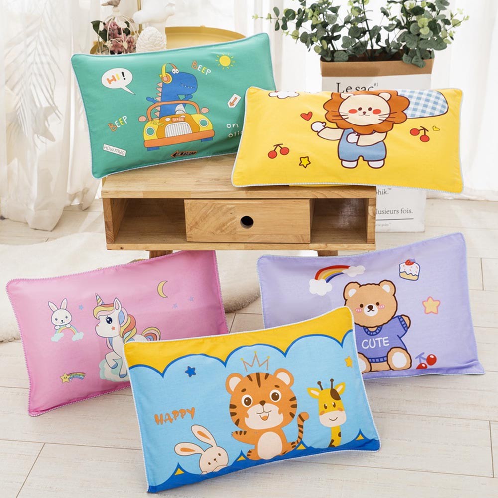 ปลอกหมอน ปลอกหมอนเด็ก ผ้าคอตตอน size M 30×50cm.ลายการ์ตูน