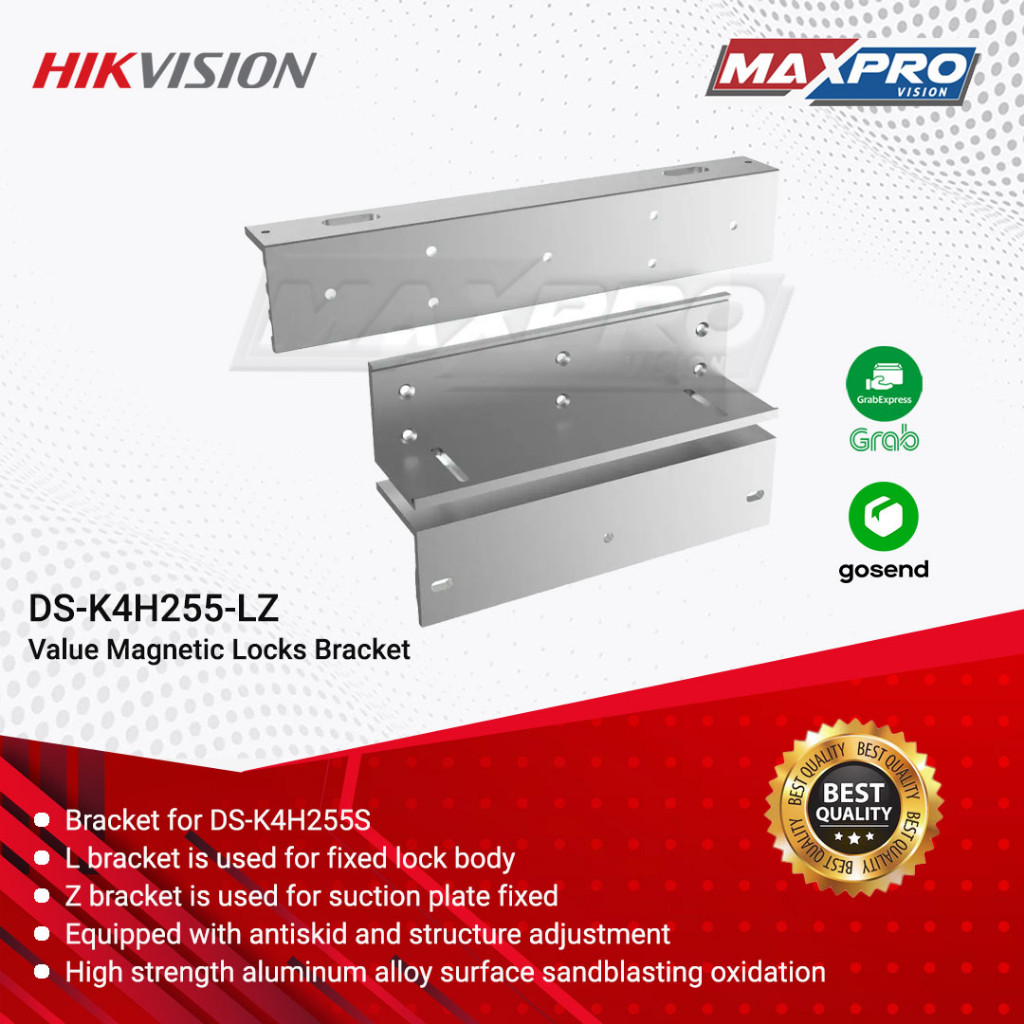 DS-K4H255-LZ - HIKVISION BRACKET DOOR MAGNETIC LOCK