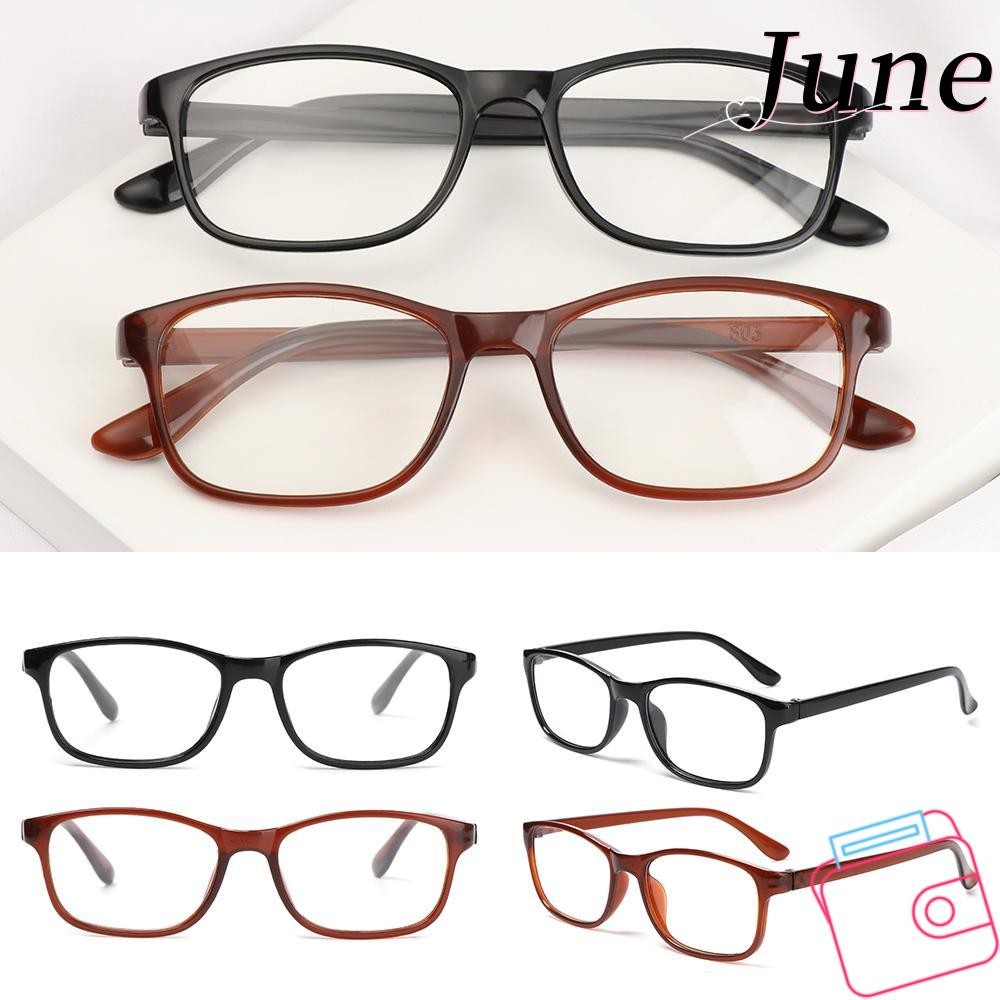 JUNE แว่นอ่านหนังสือผู้ชาย +1.00~+4.0 Diopter Ultra Light Resin Vision Care