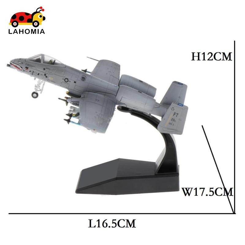 [Lahomia] Scale A-10 เครื่องบินโจมตีเครื่องบิน Diecast Army Model เครื่องประดับเครื่องบิน