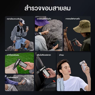 JisuLife Handheld Fan Ultra2 พัดลมพกพามัลติฟังก์ชัน สปีดสูงประหยัดพลังงาน พร้อมไฟส่องสว่าง ใช้เป็นพาวเวอร์แบงค์ ปรับสปีดลมได้ จอLEDแสดงผลแบตและสปีดลม ขนาดเล็ก น้ำหนักเบา เหมาะกับกิจกรรมกลางแจ้ง ท่องเที่ยว แคมป์ปิ้ง