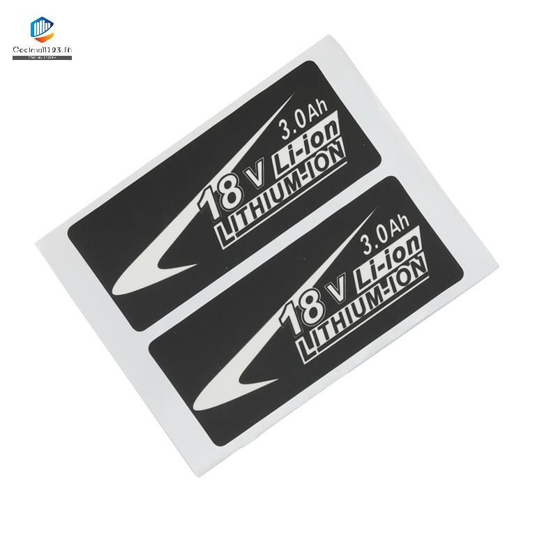 10 ชุด BL1830 Label แบตเตอรี่ลิเธียมไอออน 18V ป้ายสติกเกอร์เหมาะสําหรับ 18V โลโก้แบตเตอรี่ .coolmall123th ราคา ถูกที่สุด ดีลบีเคเค แกลเลอรีภาพที่ 8