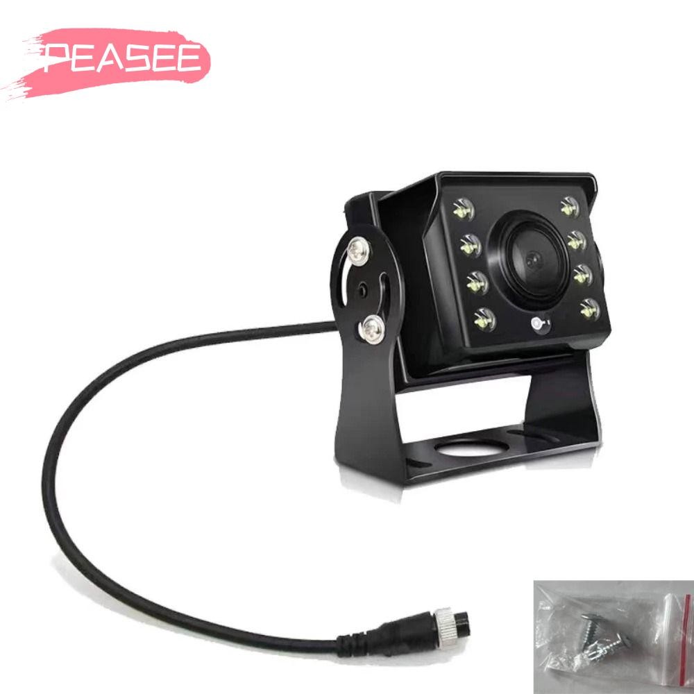 [PEASEE] กล้องมองหลังรถบรรทุก, การตรวจสอบกล้องถอยหลัง HD กันน้ํา, 12-24V CCD 170° บัสไนท์วิชั่น
