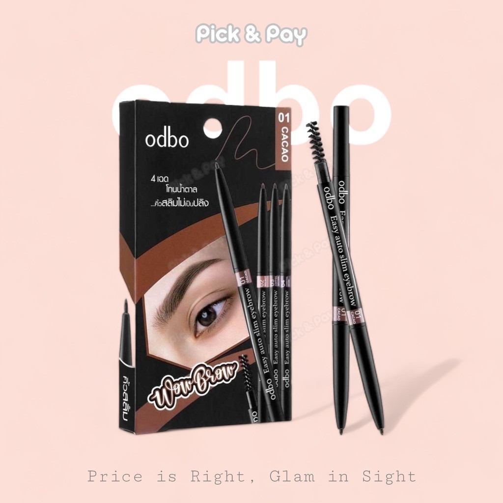 odbo ดินสอเขียนคิ้ว Easy auto slim eyebrow OD781