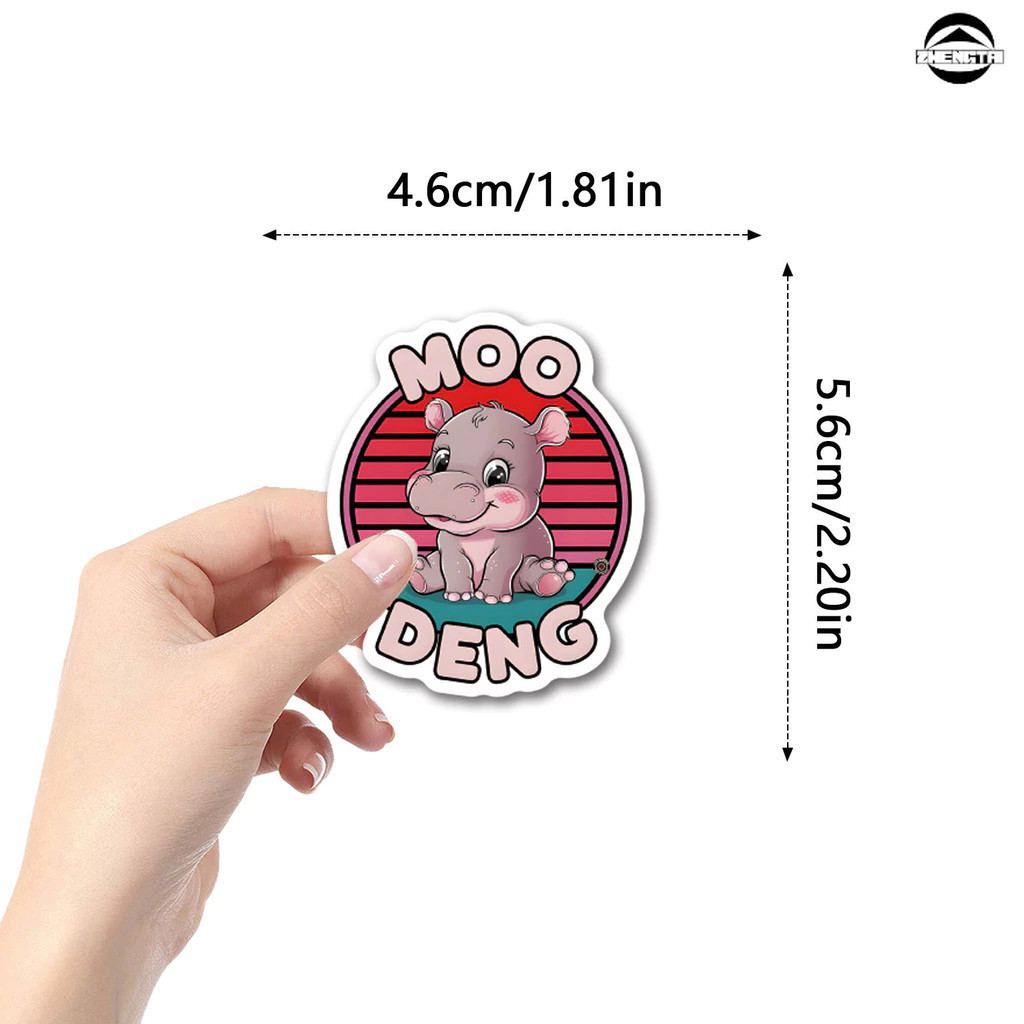สติ๊กเกอร์ doodle หมูน่ารัก 50 ชิ้น เหมาะสำหรับติดกระเป๋าเดินทาง เคสโทรศัพท์มือถือ แล็ปท็อป หมวกกันน็อค สเก็ตบอร์ด
