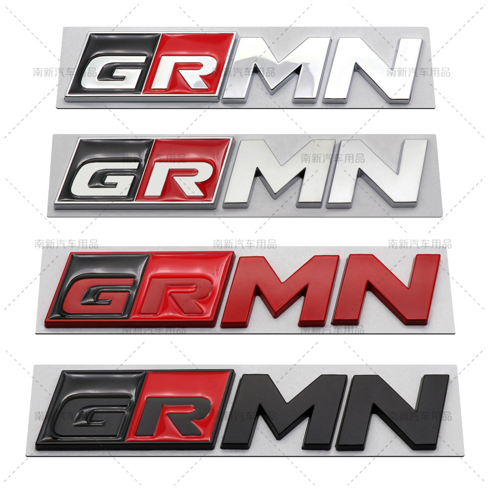 สําหรับ Toyota ดัดแปลงสติกเกอร์ GR Grsport GR MN โลหะติดฉลากด้านหลังป้ายหางแท็ก