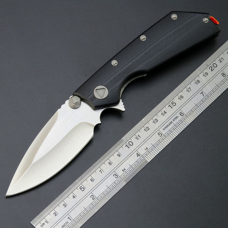 Eafengrow EF335 NEW Folding Knife D2 Steel Blade G10/ Micarta Handle EDC Tool Pocket Folding Knifes 