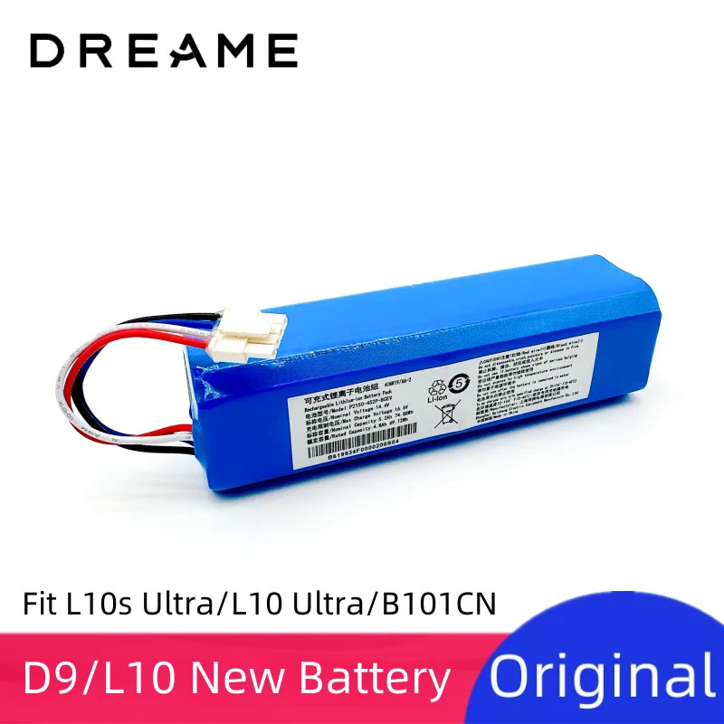 Original Dreame แบตเตอรี่ Li-ion แบบชาร์จไฟได้สําหรับ F9/D9/L10/L10 Ultra/L10s Ultra เครื่องดูดฝุ่นห