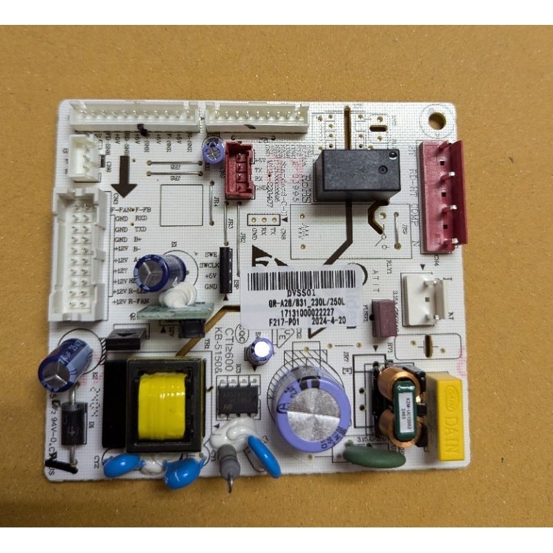 ใหม่ TOSHIBA 60862 POWER PCB FRIDGE GR-RT230WE GR-RT300 GR-RT303 GR-RT320 GR-RT329