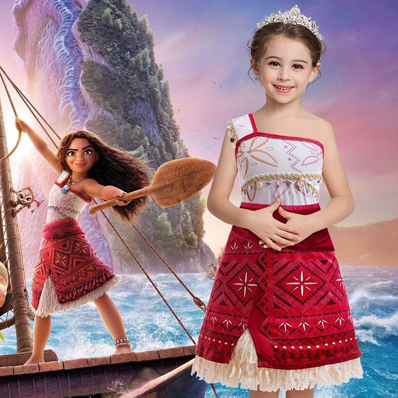 Disney Moana 2 Cosplay Costume for Kids ดิสนีย์คอสเพลย์แต่งตัว