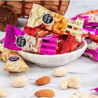 NUTS CRISP ขนมถั่วตุ๊บตั๊บไฮโซ ถั่วชั้นดีอัดแท่งแสนอร่อย มีส่วนผสมของถั่ว 3 ชนิด 120-250กรัม