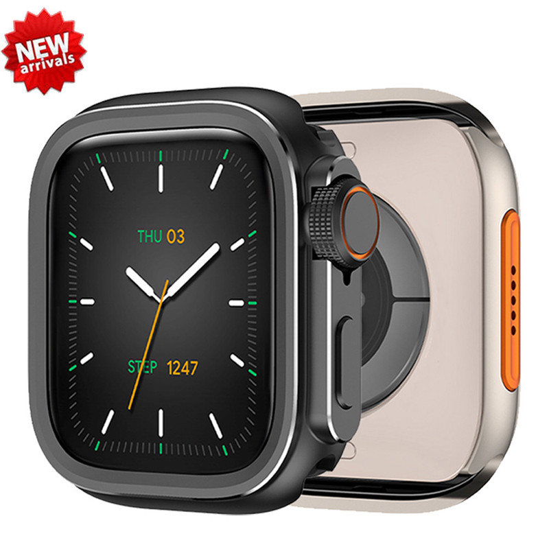 อัพเกรดเคสโลหะผสมพิเศษเพื่อแทนที่อุปกรณ์เสริมเคส ใช้ได้กับ Apple Watch Series 10 46mm Iwatch case Se