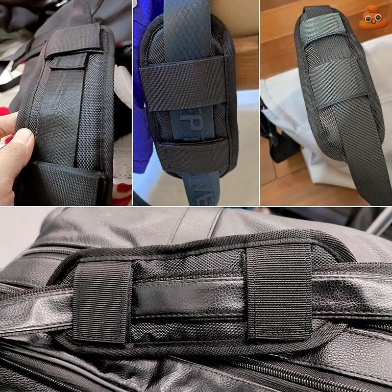[LO] 1 PC สายคล้องไหล่ที่ถอดออกได้ Pad เบาะสําหรับกระเป๋าเป้สะพายหลังกระเป๋าสะพาย Deion ลื่นสายคล้องไหล่ Pad กระเป๋าอุปกรณ์เสริม TH - รูปที่ 5