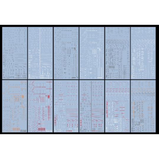 EVO 1/100 โลโก้ HIQ HD General Use Water Slide Decal EVO100