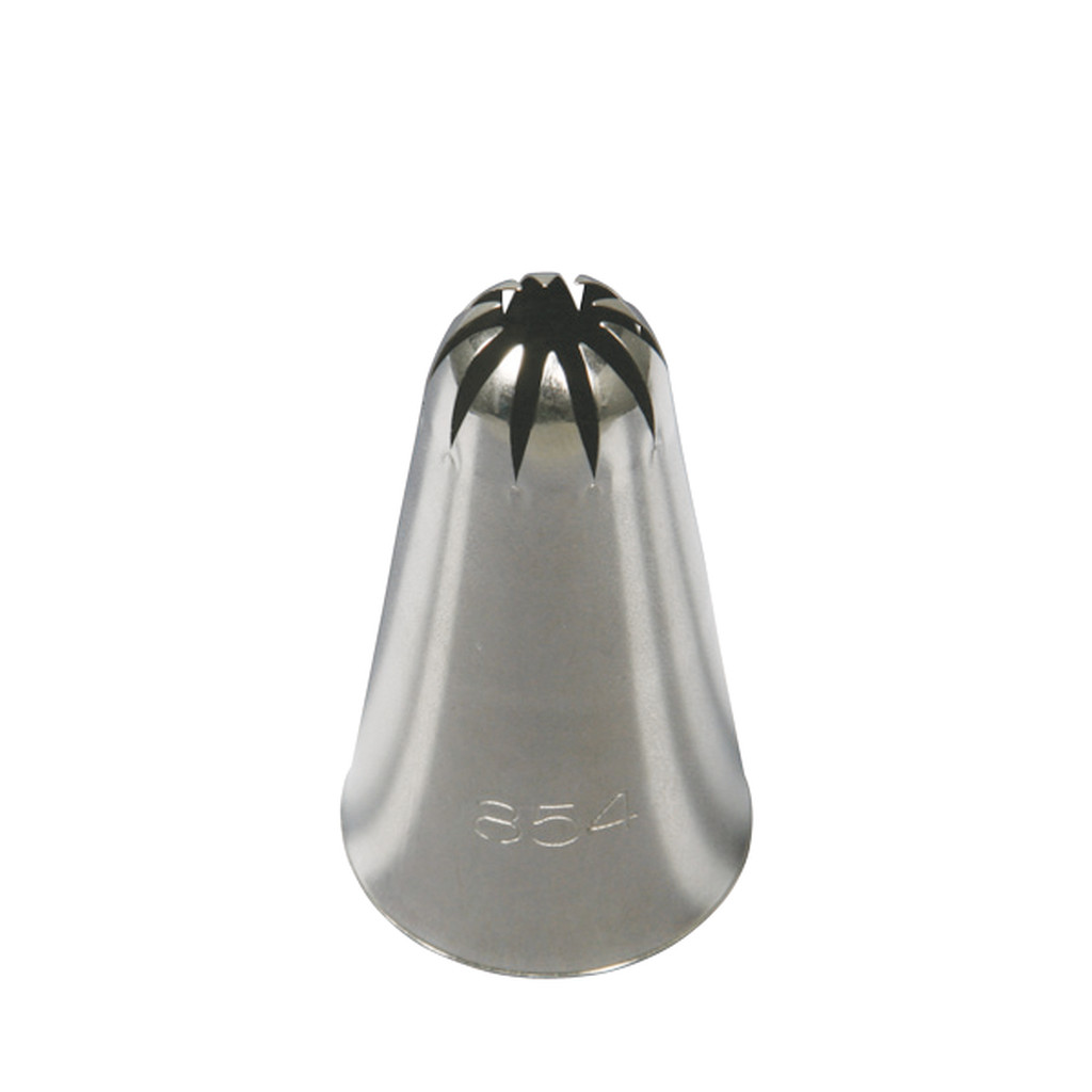 หัวบีบเกาหลี เพื่อตกแต่งเค้ก หรือ งาน diy เบอร์ 854 = 2c (นำเข้าเกาหลี) closed star tubes & drop flower tubes