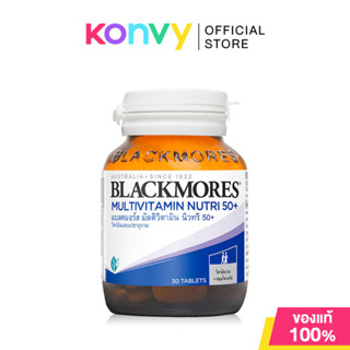 BLACKMORES Multivitamin Nutri 50+ [30 Tablets].